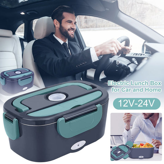 Enjoy Hot Meal Everyday: Portable Heated Lunch Box for Car truck and Home Work Enjoy Hot Meal Everyday